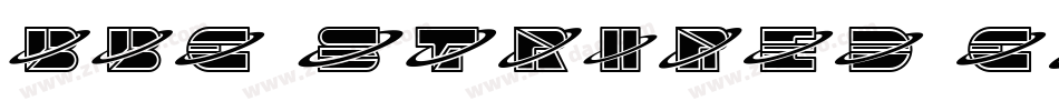 BBC Striped Channel Logos字体转换